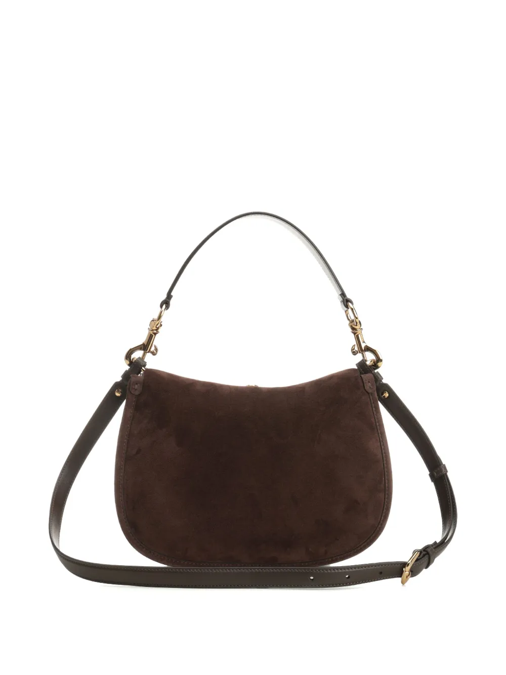 ETRO suede saddle bag Bruin