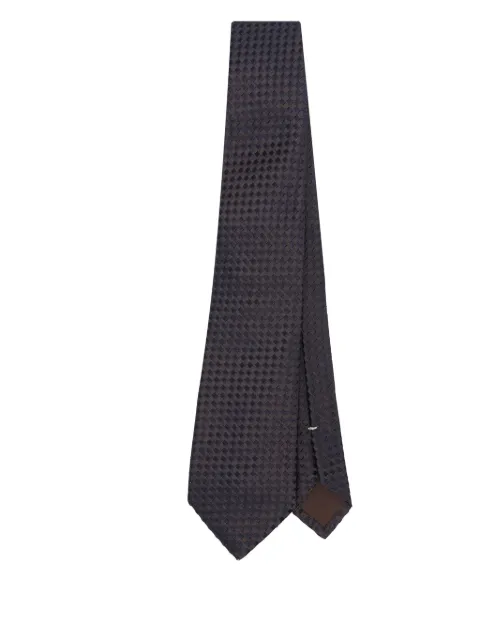 Canali patterned-jacquard tie