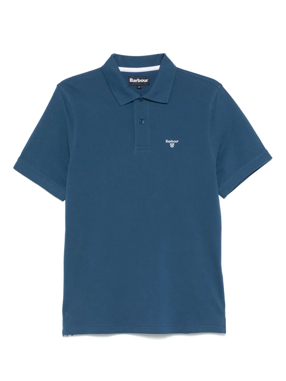 embroidered-logo polo shirt