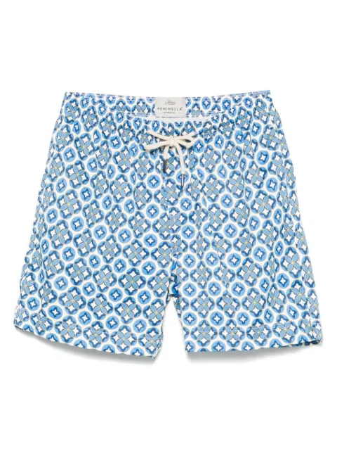 PENINSULA SWIMWEAR star-print swim shorts