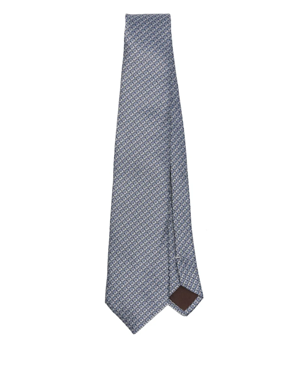 Canali patterned-jacquard tie | Blue | Image 1