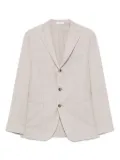 Boglioli mélange-effect blazer - Neutrals
