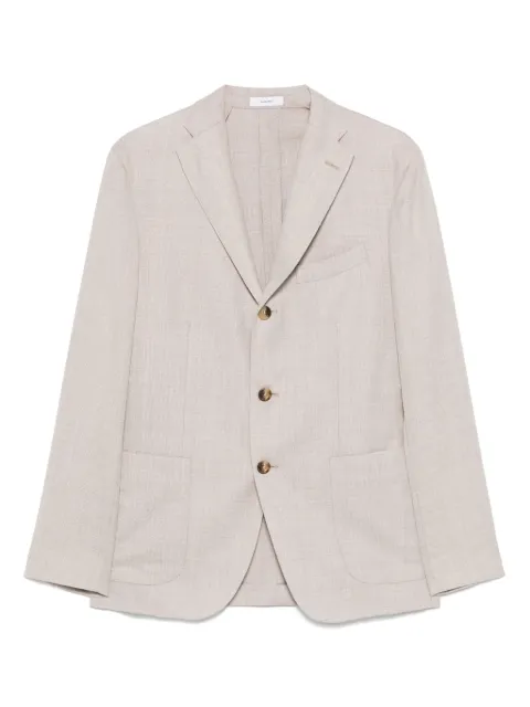 Boglioli mélange-effect blazer