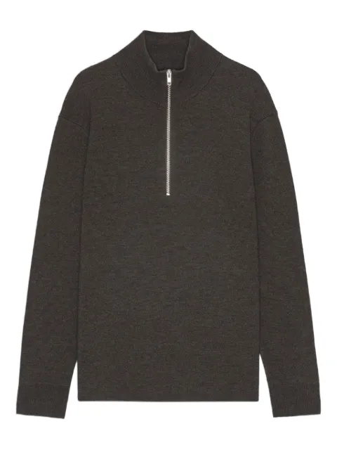 NN07 high-neck zip sweatshirt