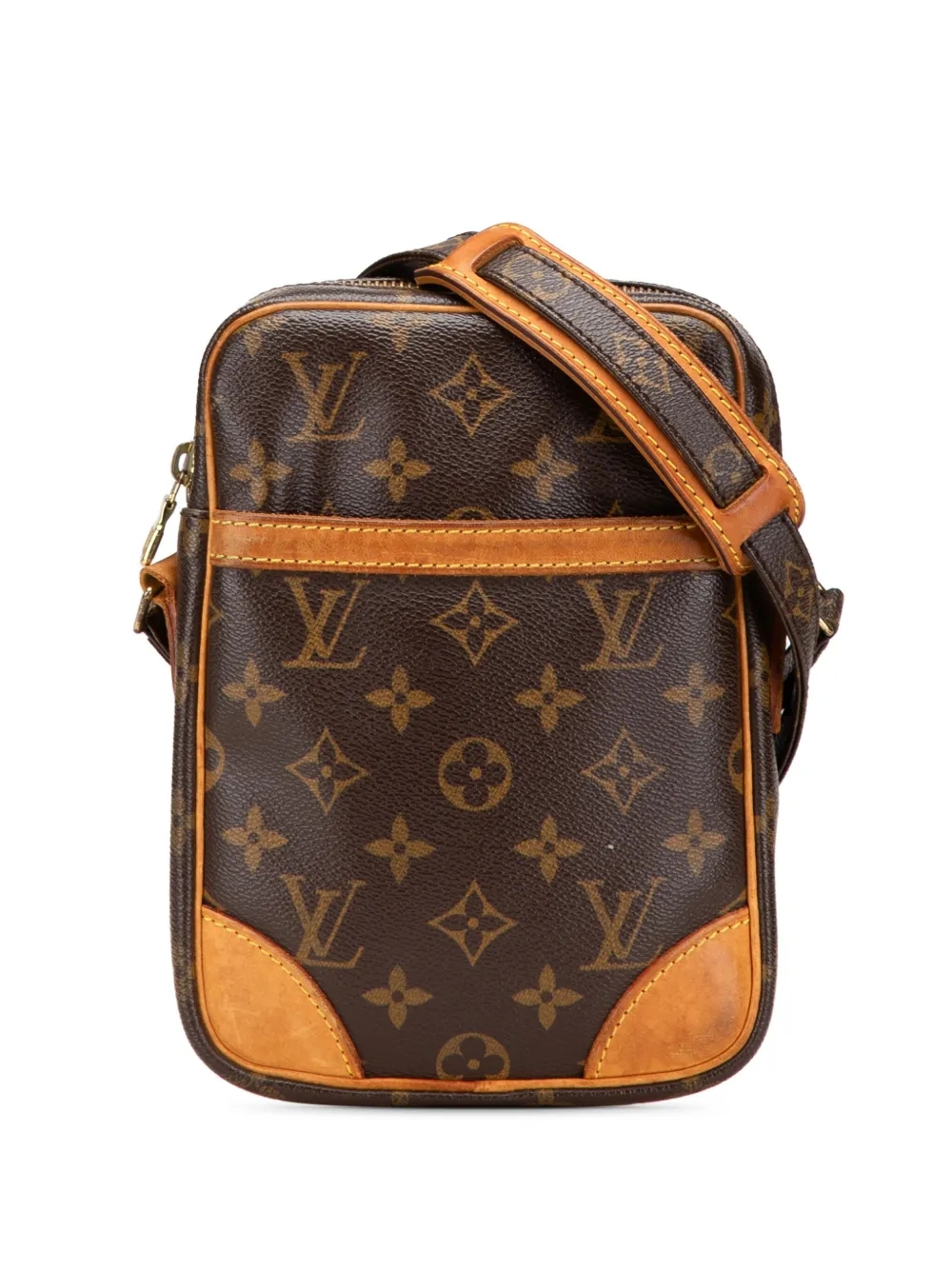 Louis Vuitton Pre-Owned Danube axelremsväska med monogram från 2003 | brun | Image 1