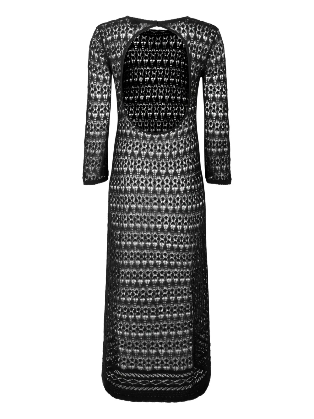 ISABEL MARANT Paloma open-back lace dress - Zwart