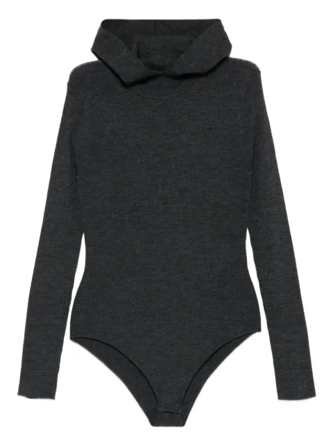 P.A.R.O.S.H. hooded ribbed bodysuit
