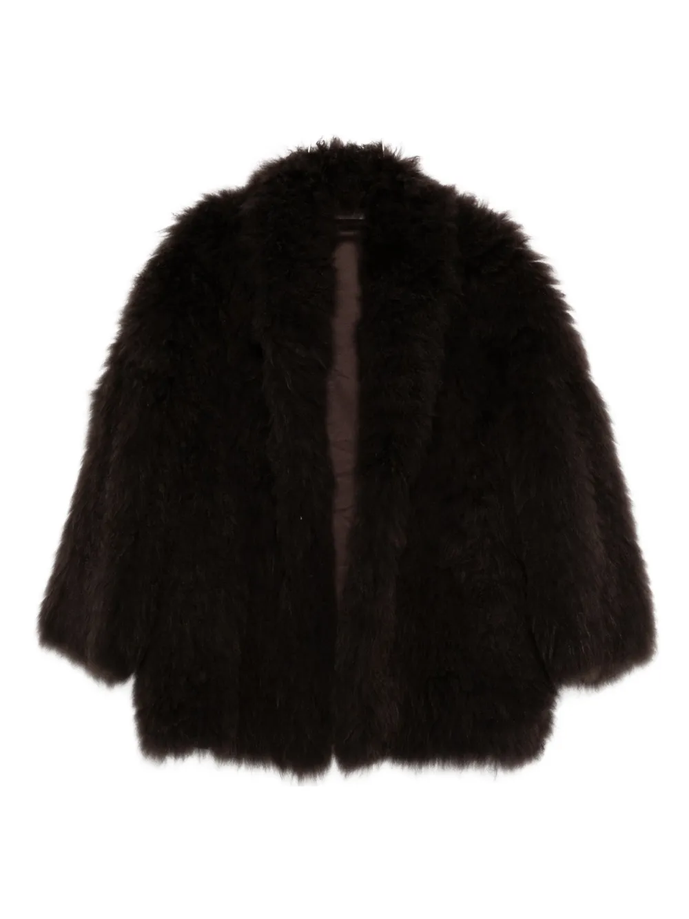 Liska Gebürsteter Mantel | Braun | Image 1