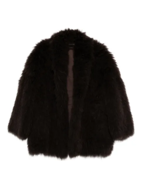 Liska abrigo con efecto cepillado