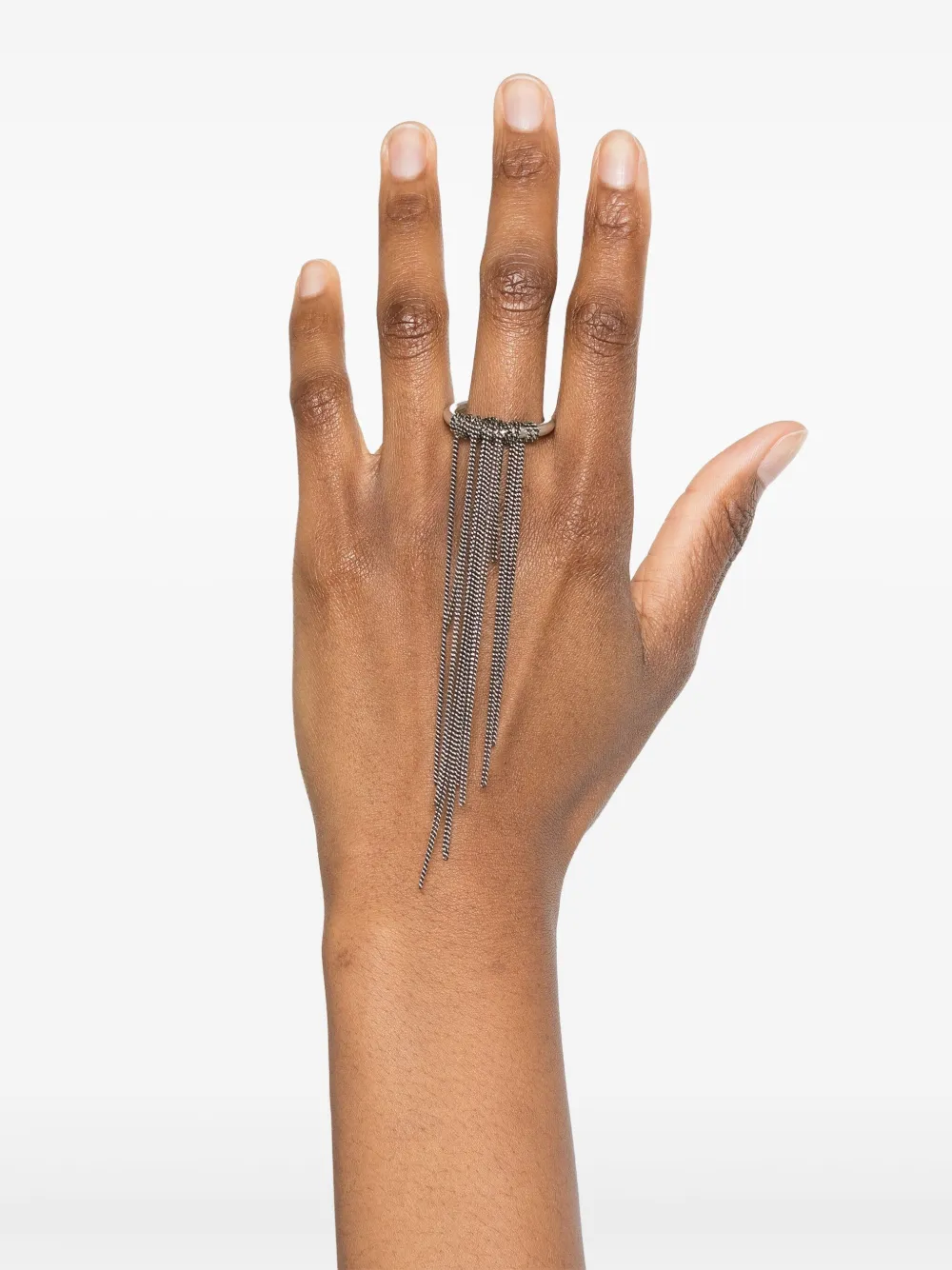 Ann Demeulemeester チェーントリム リング | シルバートーン