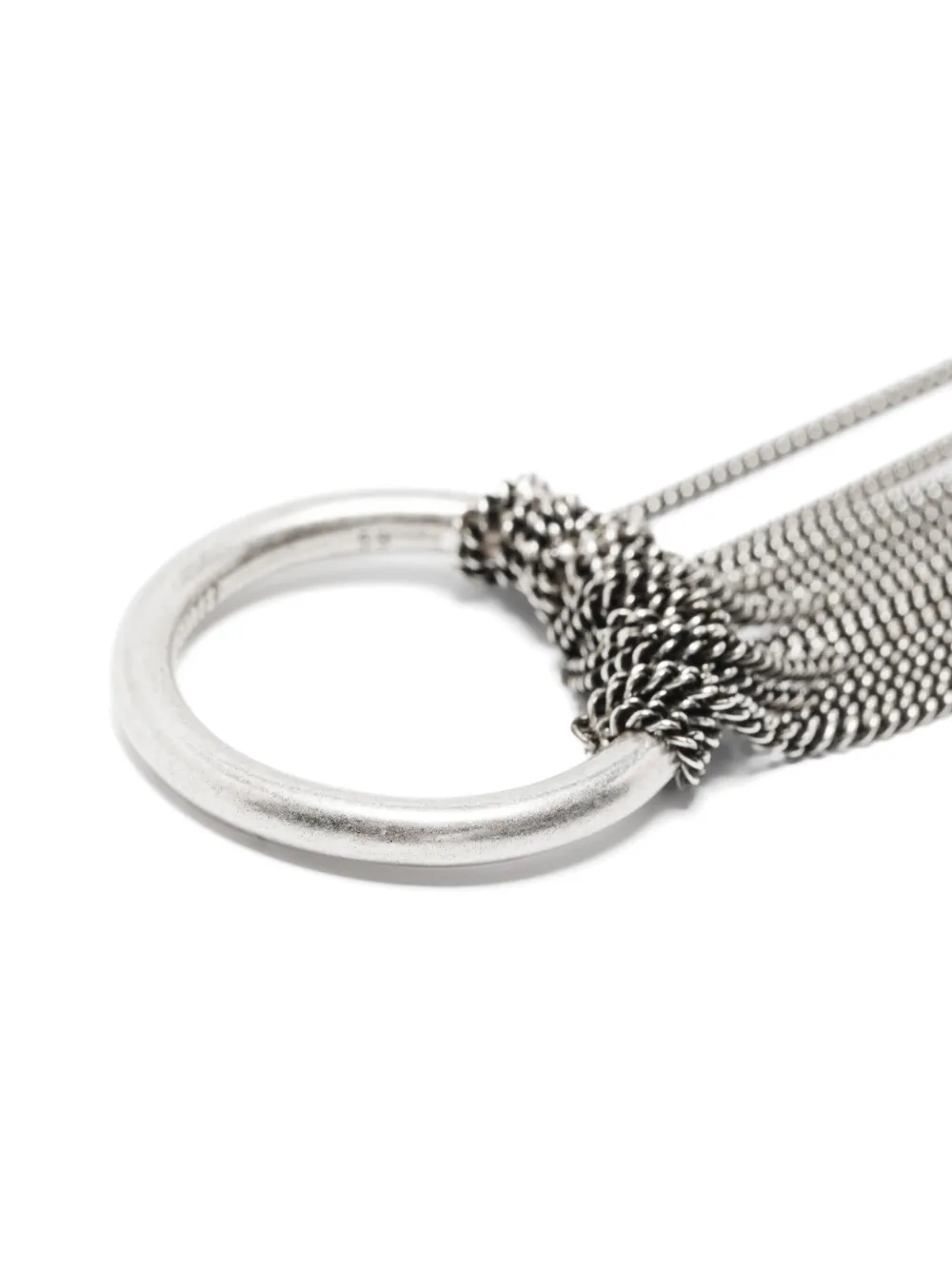 Ann Demeulemeester チェーントリム リング | シルバートーン