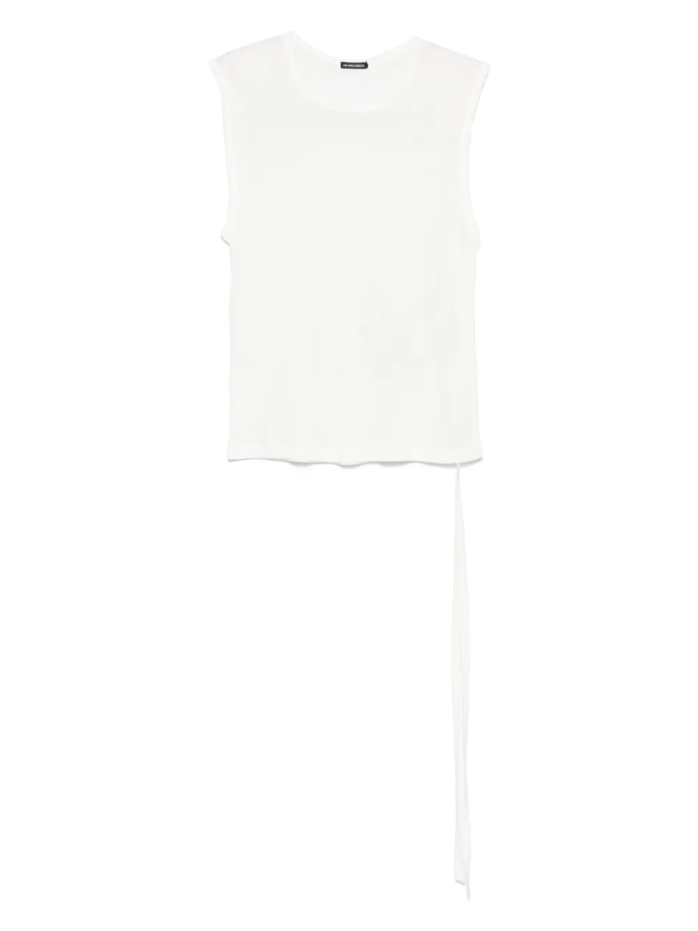 Ann Demeulemeester T-Shirt aus Jersey - Weiß