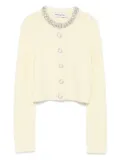Self-Portrait button-up cardigan - Yellow