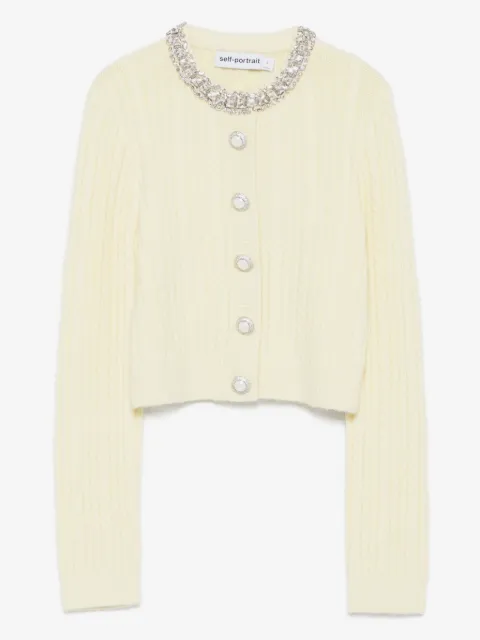 Self-Portrait button-up cardigan
