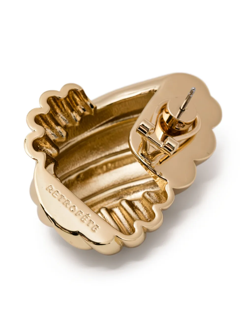 Retroféte Jill Earrings In Gold