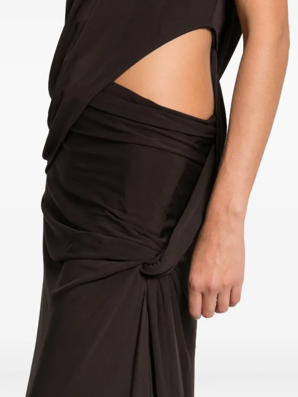 knee length dresses for ladies Christopher Esber Displace Cut Out Maxi