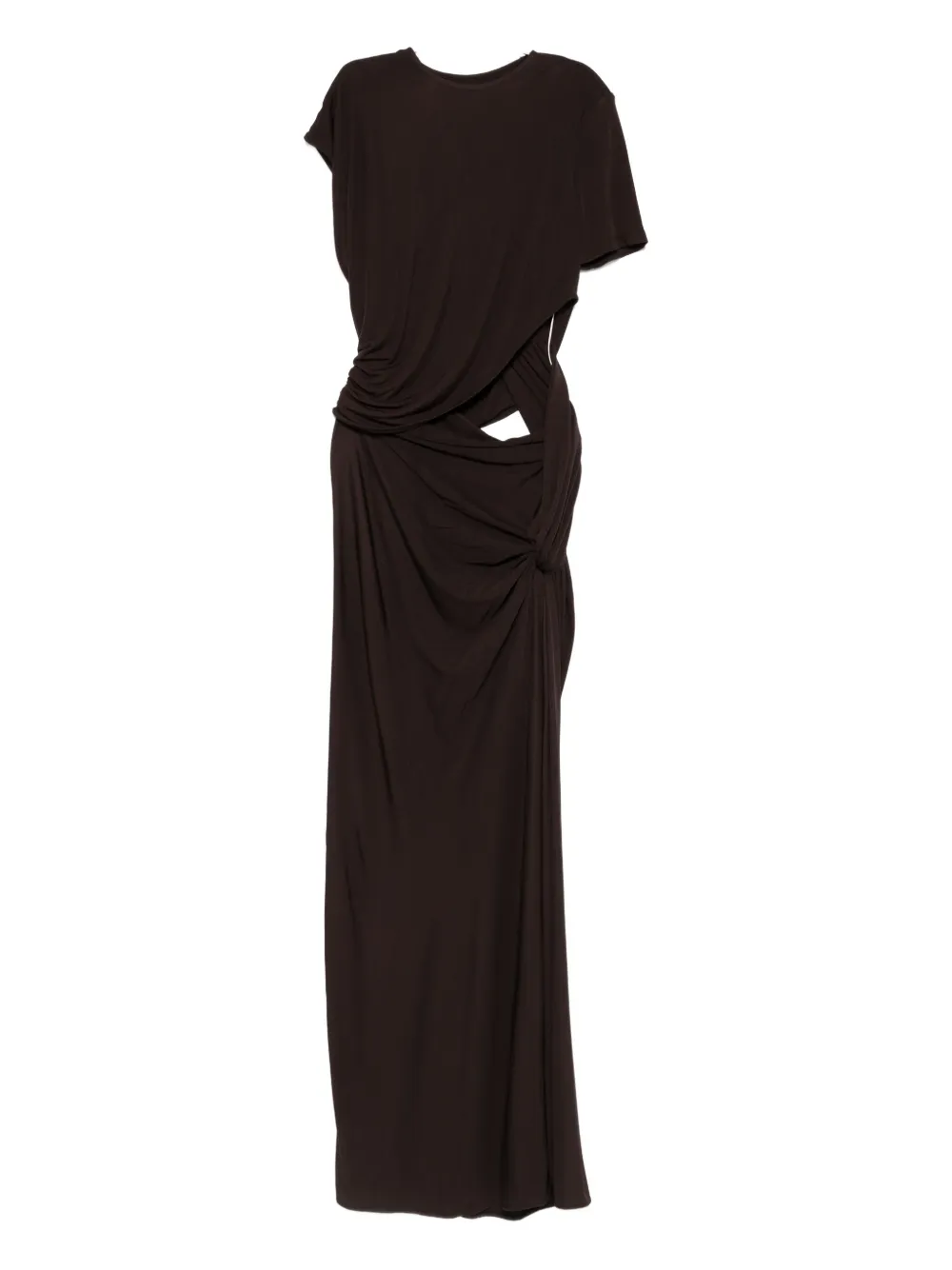 Christopher Esber Twisted Cut-out Maxi Dress In Black