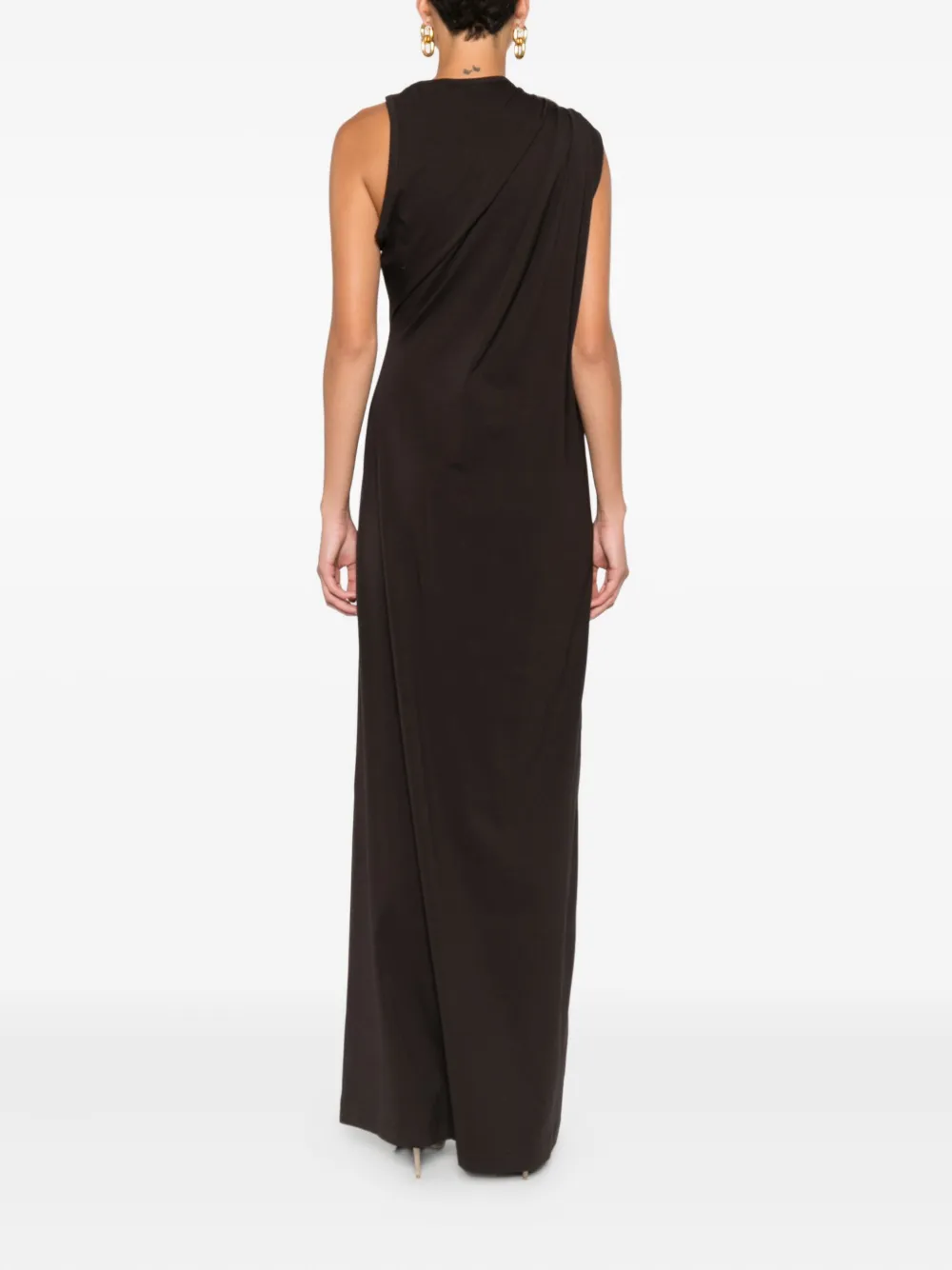 Christopher Esber Stretch-cotton Maxi Dress In Black