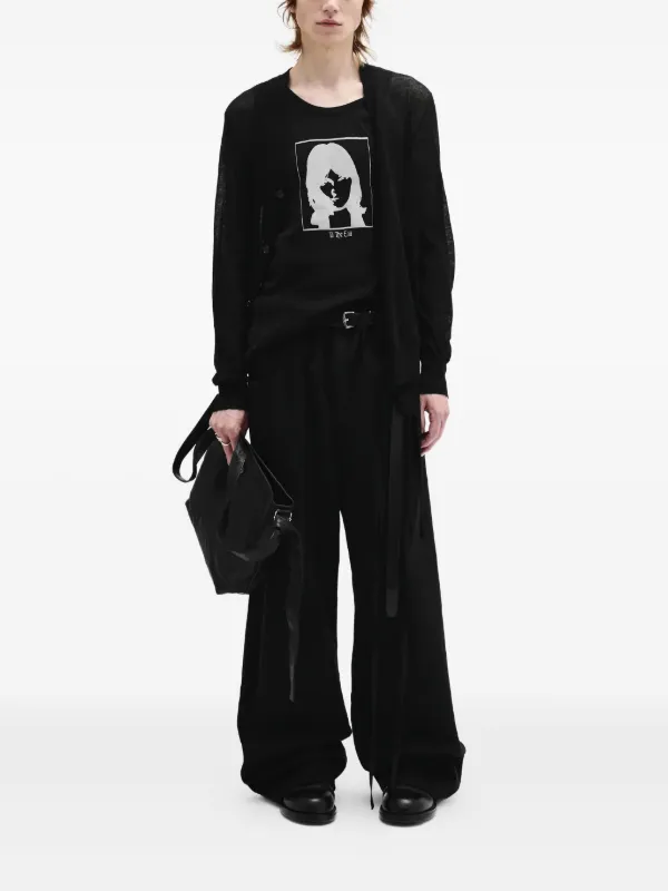 Ann Demeulemeester V-neck Cardigan | Black | FARFETCH ZA