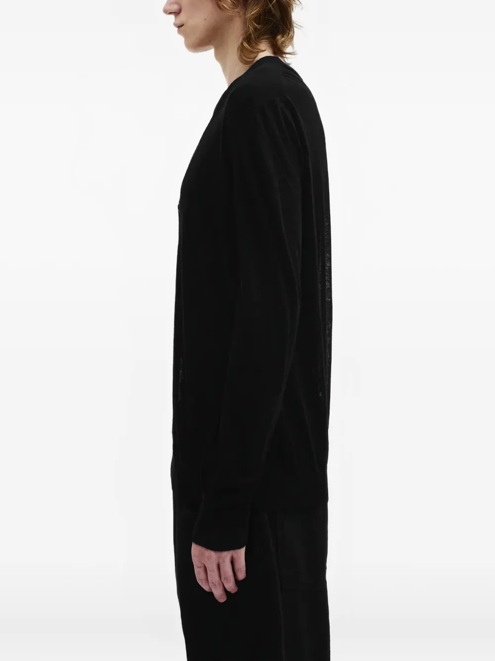 Ann Demeulemeester V-neck Cardigan - Black 