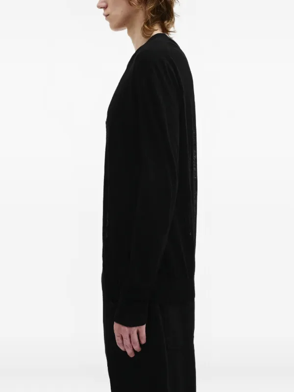 トップス Ann Demeulemeester food cardigan black Ann Demeulemeester V-neck Cardigan | Black | FARFETCH ZA