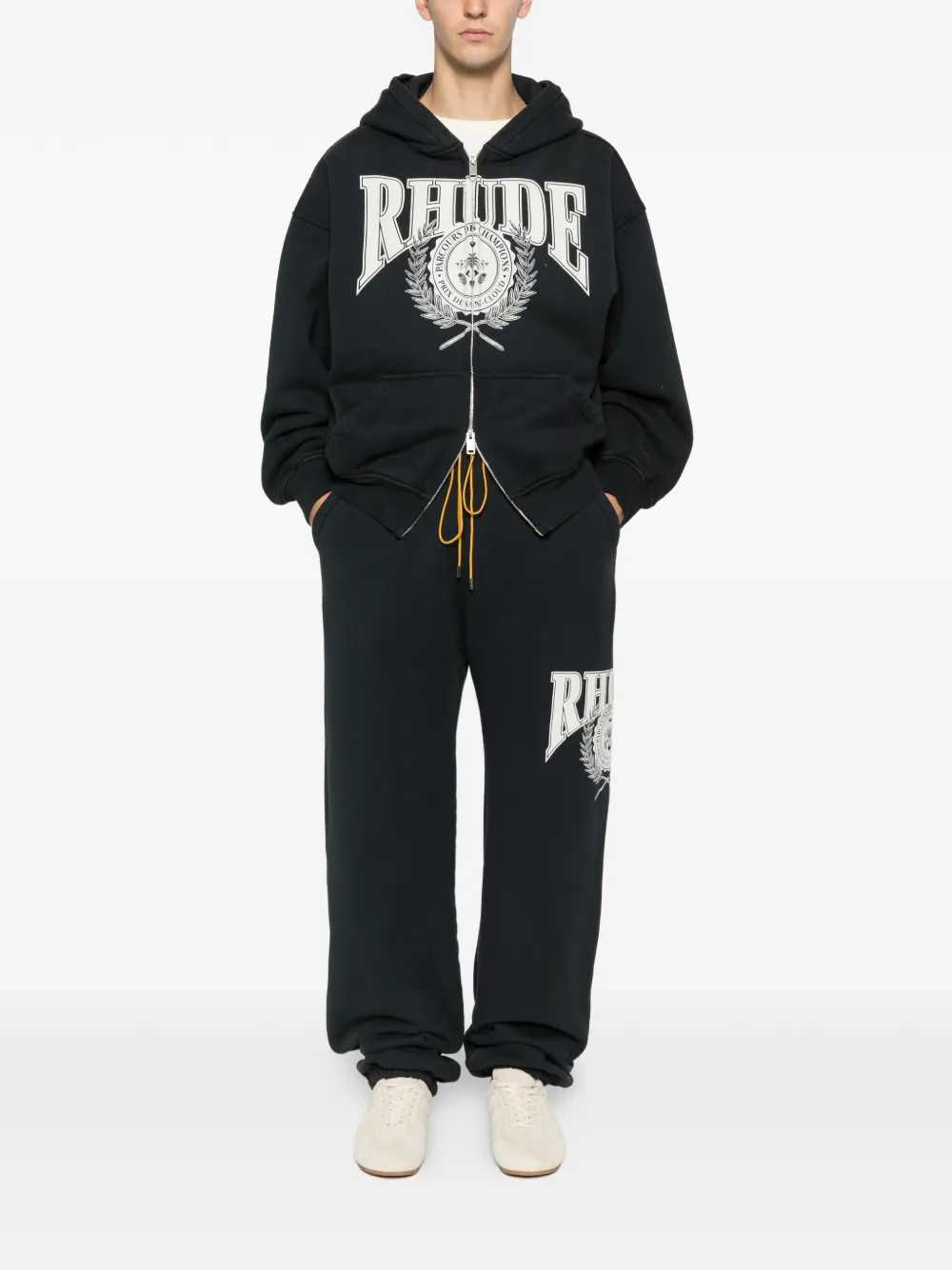 RHUDE Parcours Des Saint-Cloud logo-print track pants | Track Pants | Image 2