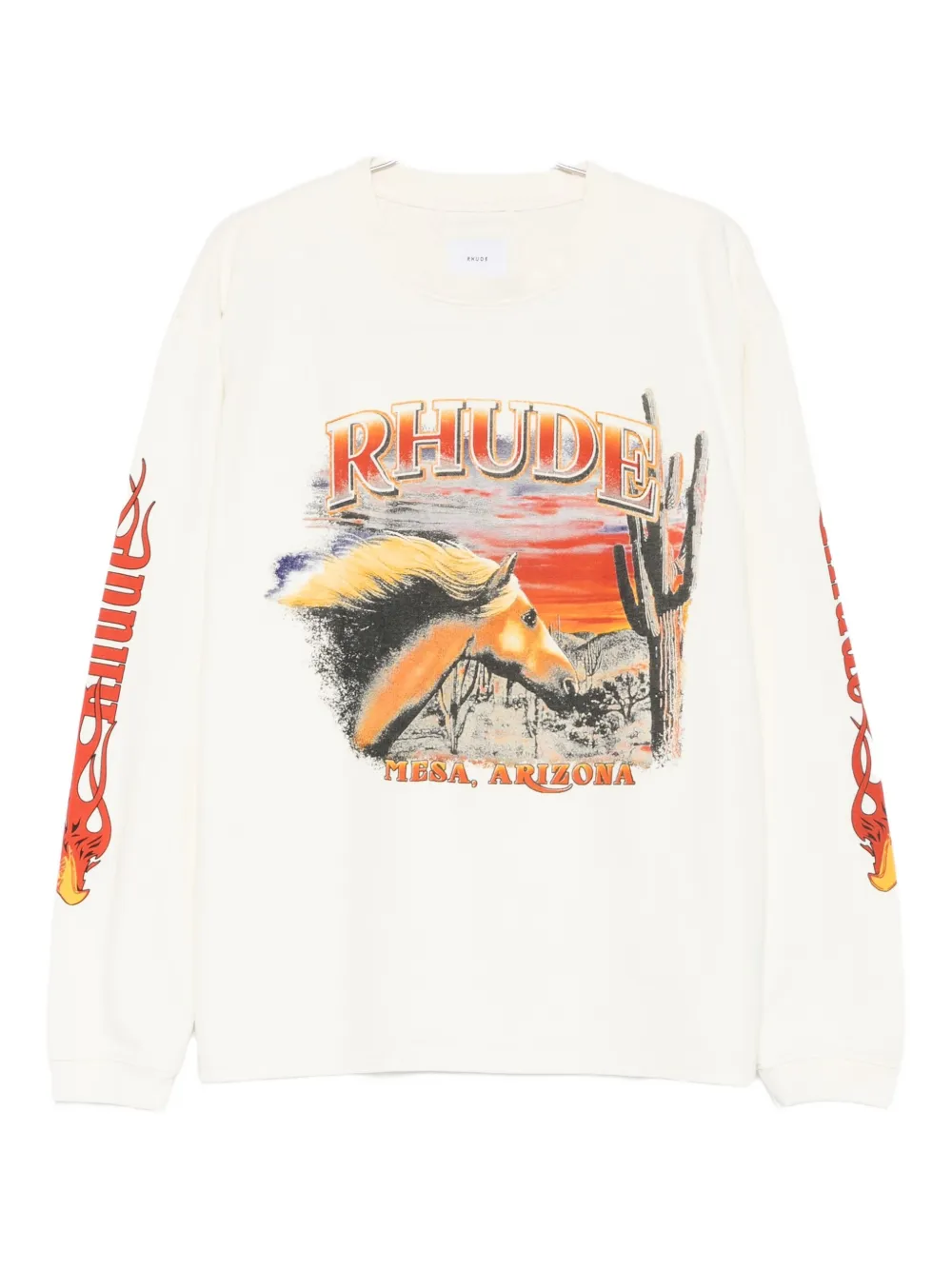 RHUDE playera Mesa Stallion | blanco | Image 1