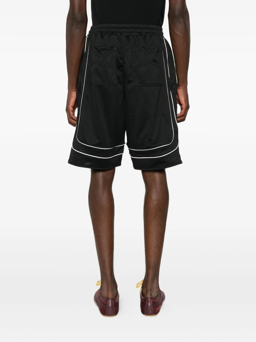 RHUDE Collegiate shorts Zwart