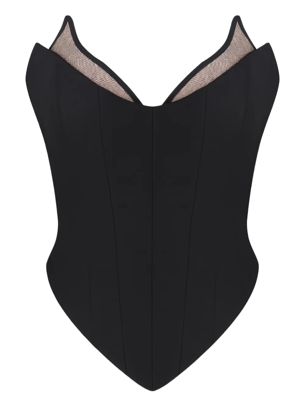 Nué Sweetheart-neckline Bustier Top In Black