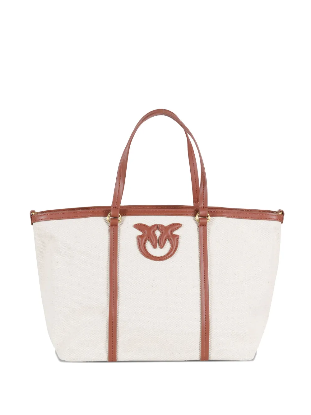 Pinko Logo-detail Cotton Tote Bag
