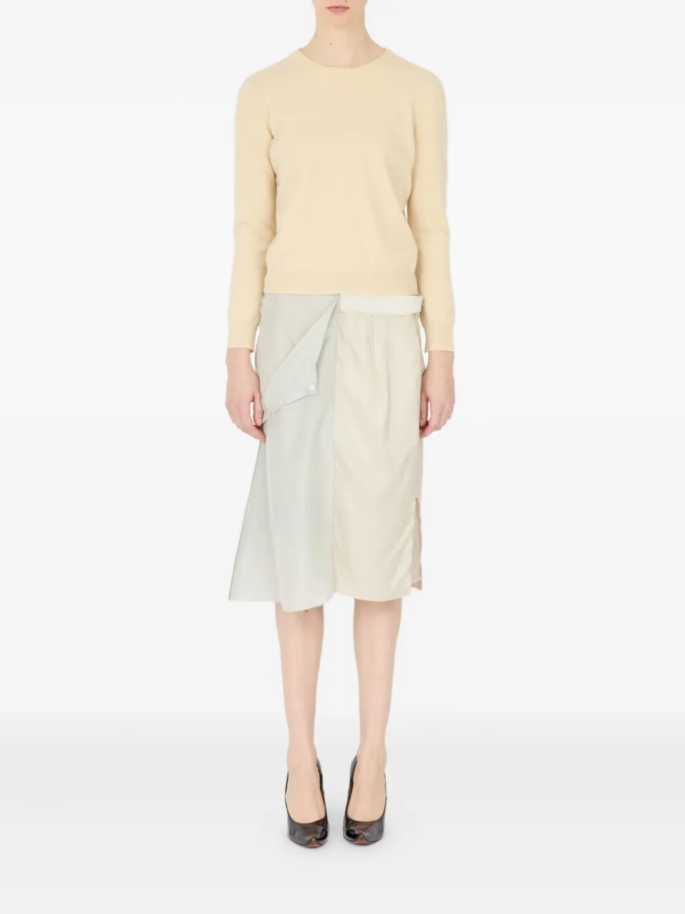 Maison Margiela Trui van scheerwol Geel