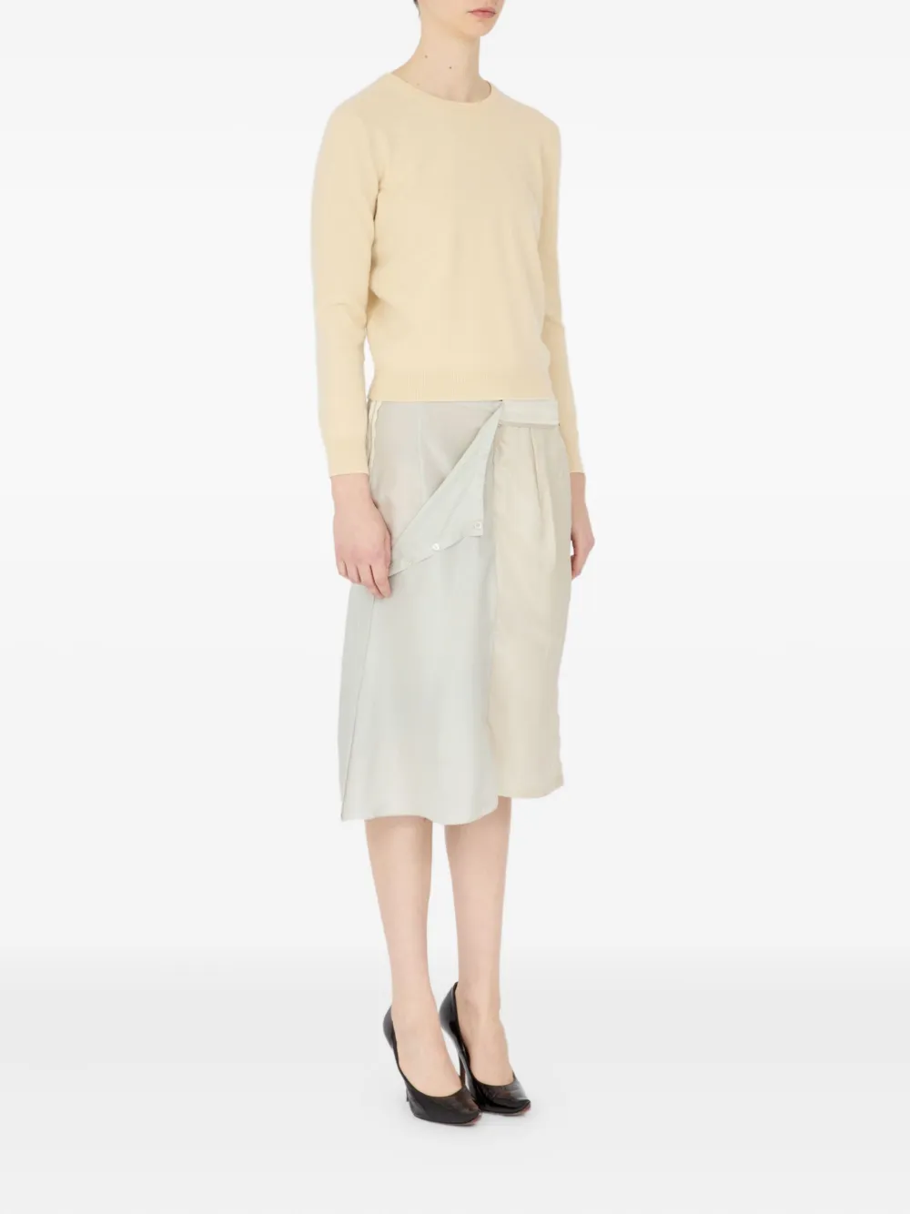 Maison Margiela Trui van scheerwol Geel