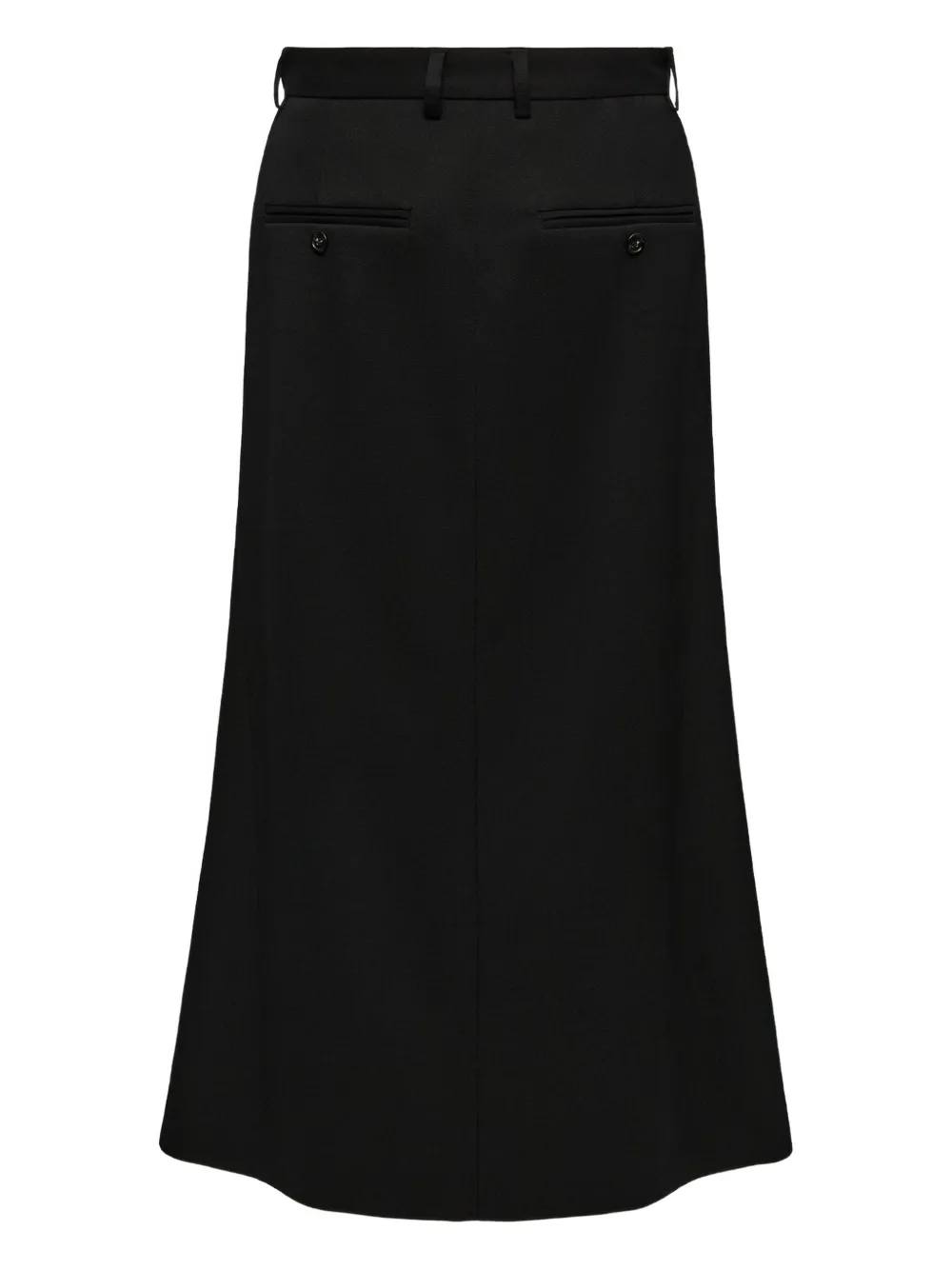 MM6 Maison Margiela Rok van scheelwolblend Zwart