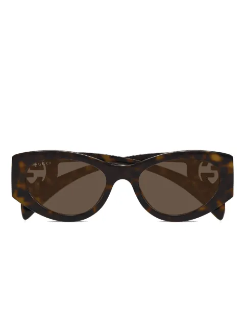 Gucci cat-eye logo sunglasses