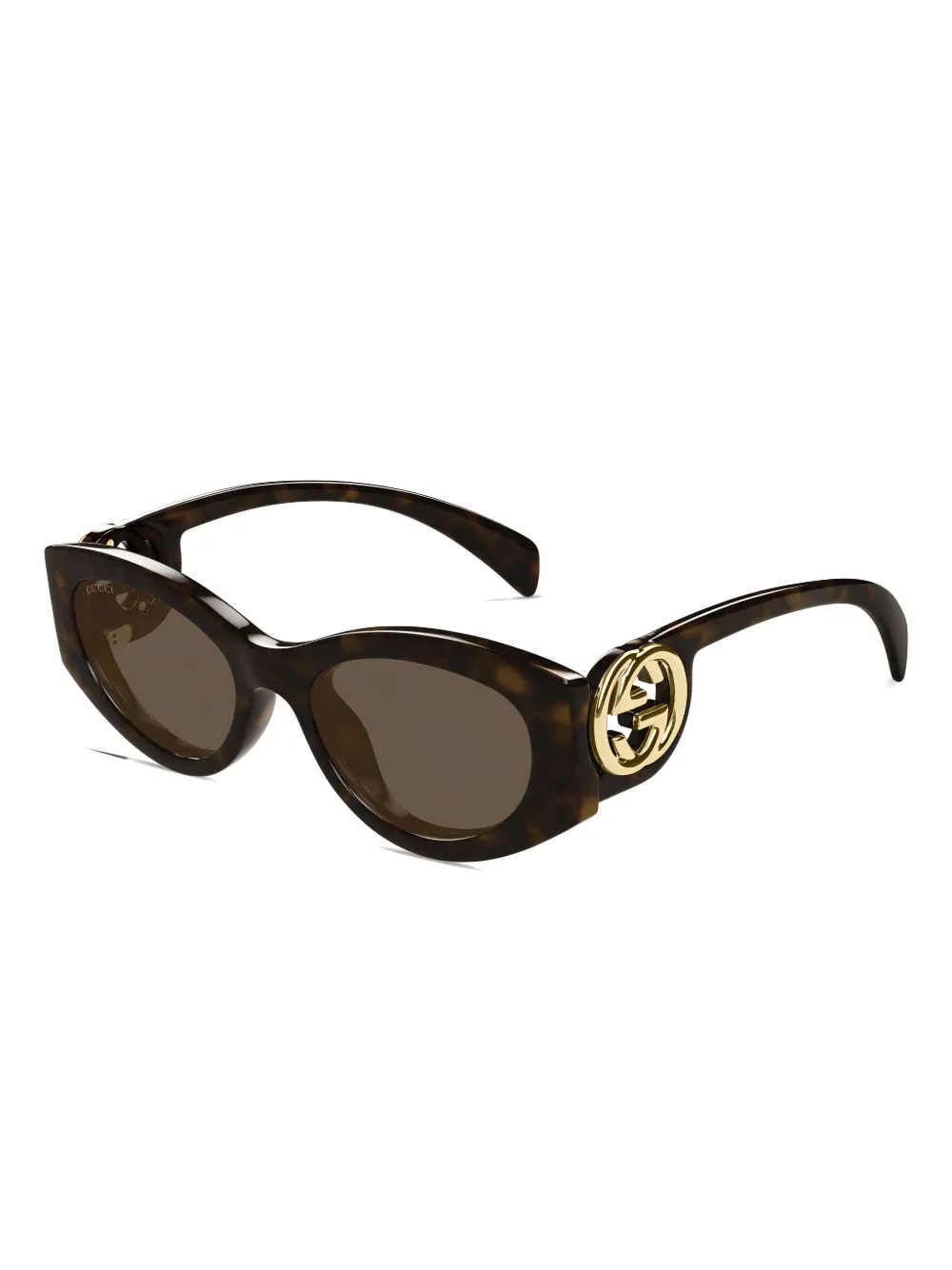 Gucci Eyewear Zonnebril met cat-eye montuur - Bruin