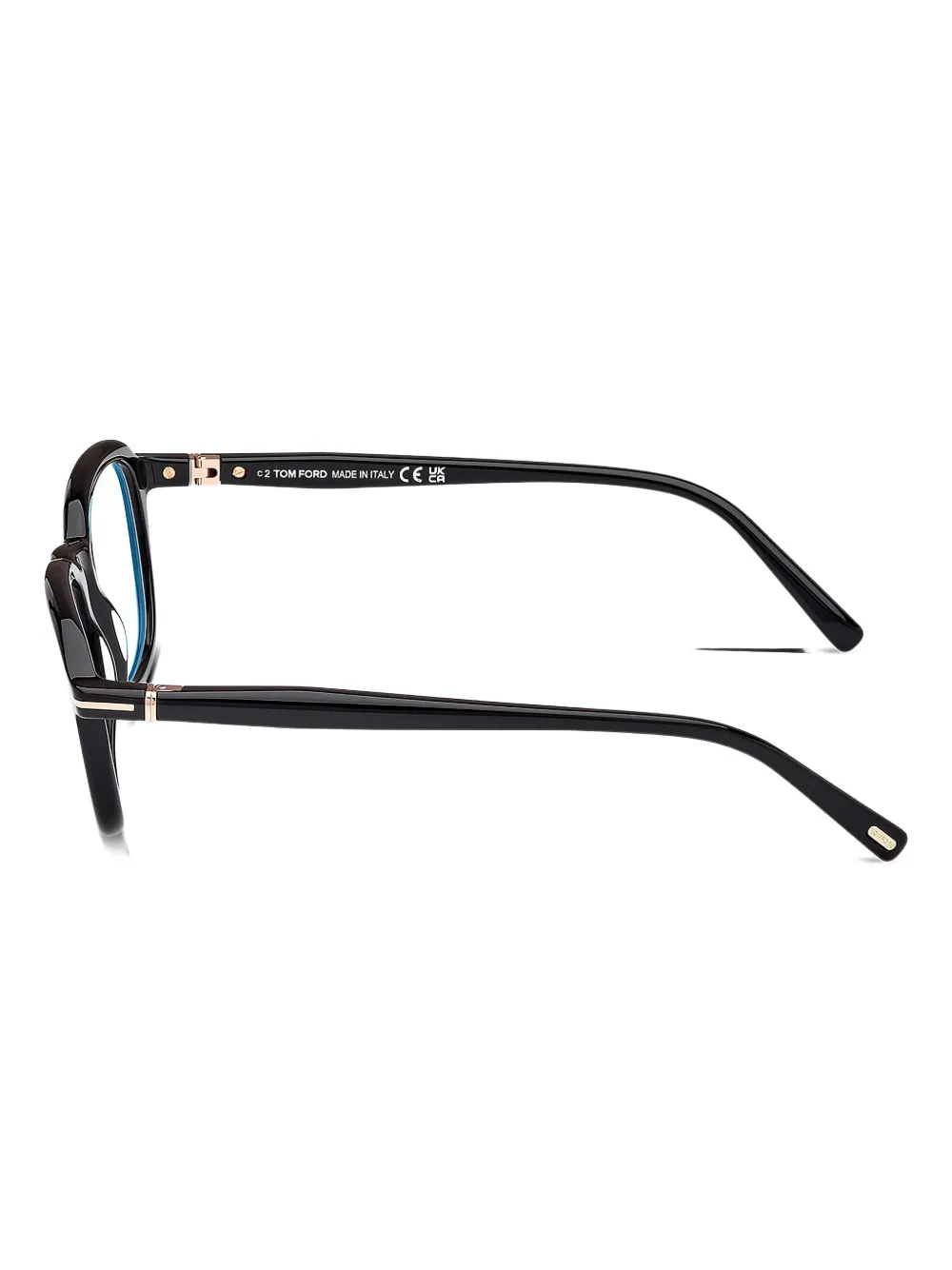TOM FORD Eyewear T-logo square glasses Zwart