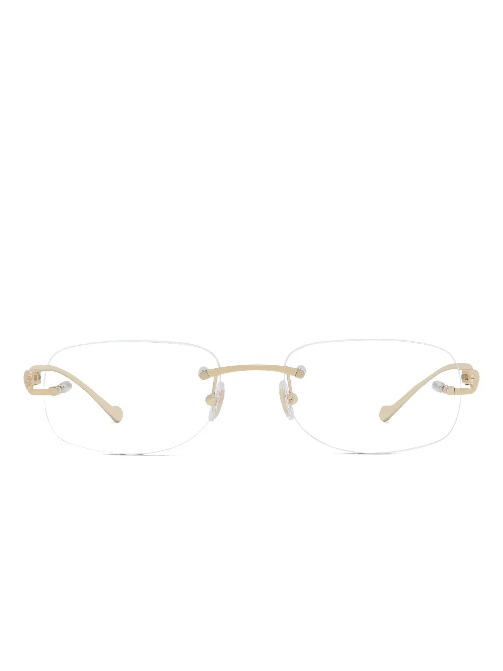 Cartier Eyewear パンテール ドゥ カルティエ リムレス 眼鏡フレーム - ゴールドトーン Cartier Eyewear パンテール ドゥ カルティエ リムレス 眼鏡フレーム - ゴールドトーン