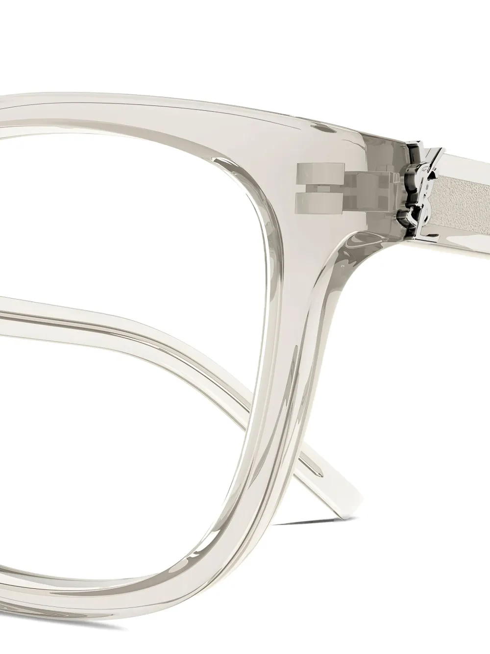 Saint Laurent Eyewear Bril met vierkant montuur Grijs