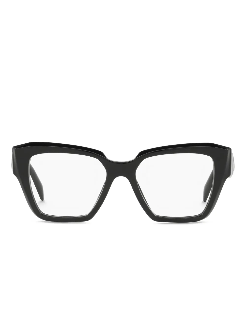 Prada Eyewear Bril met cat-eye montuur Zwart