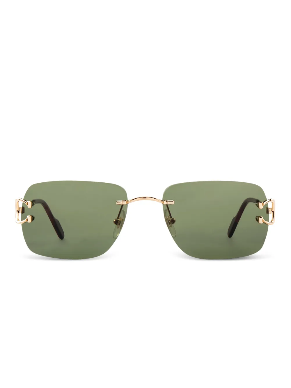 Cartier square-frame sunglasses | Gold | Image 1