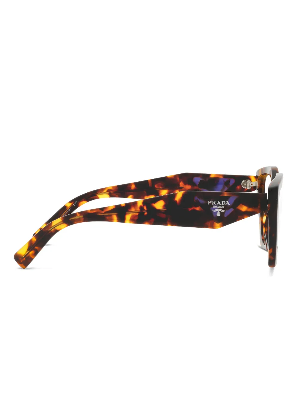 Prada Eyewear Zonnebril met cat-eye montuur Bruin