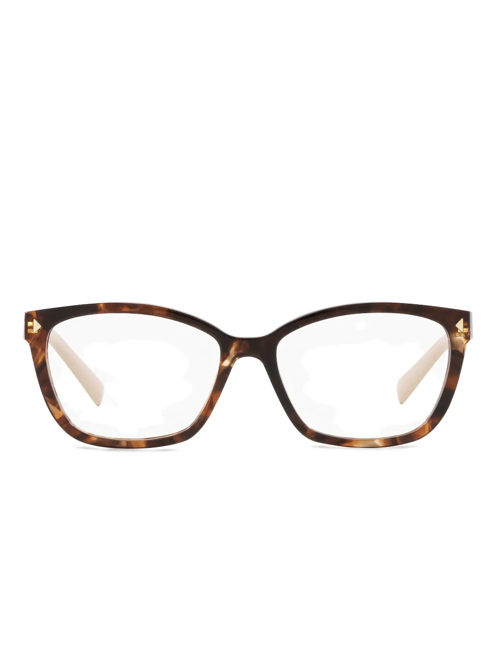Prada Eyewear tortoiseshell square glasses Bruin