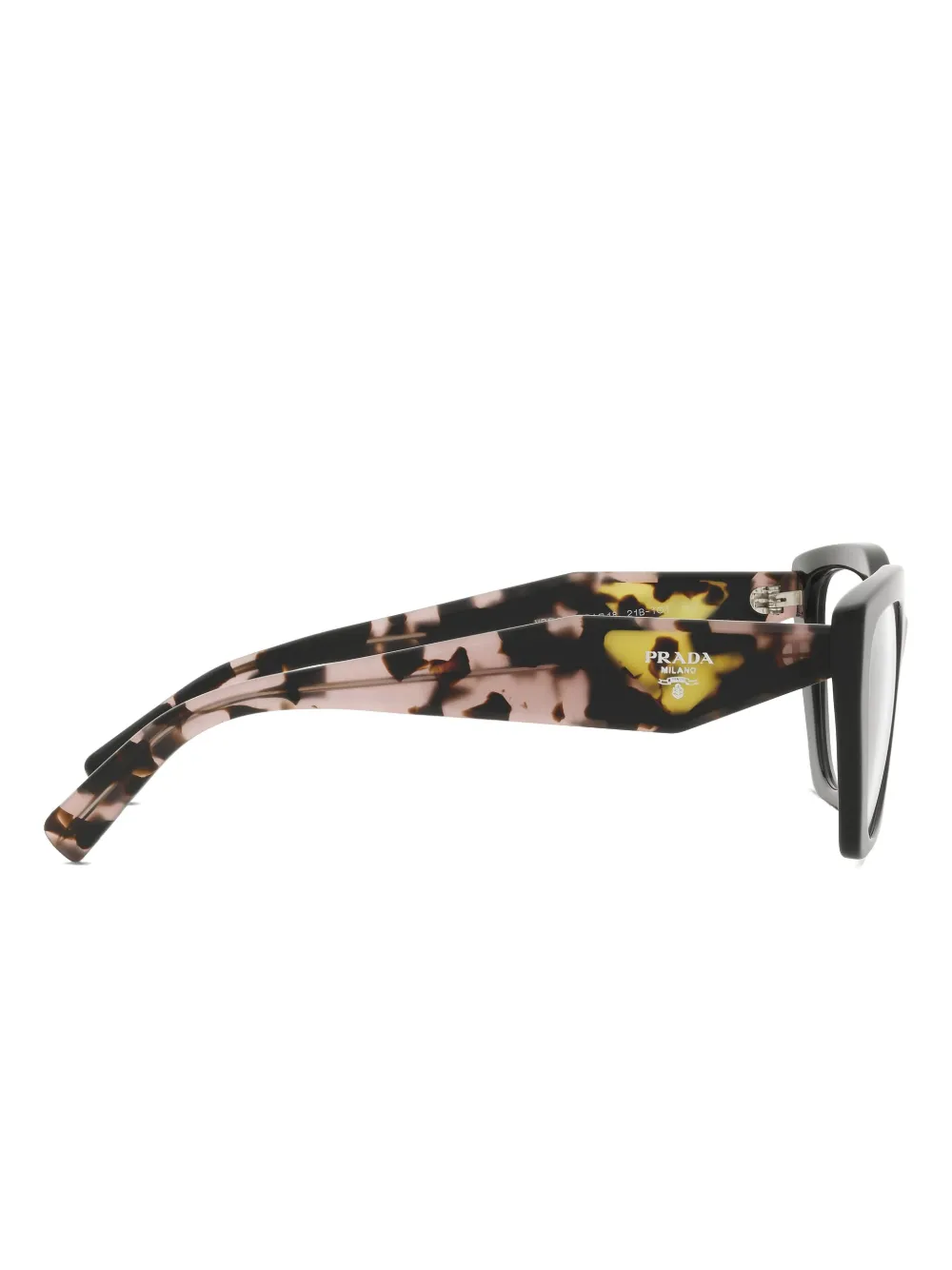 Prada Eyewear Bril met cat-eye montuur Zwart