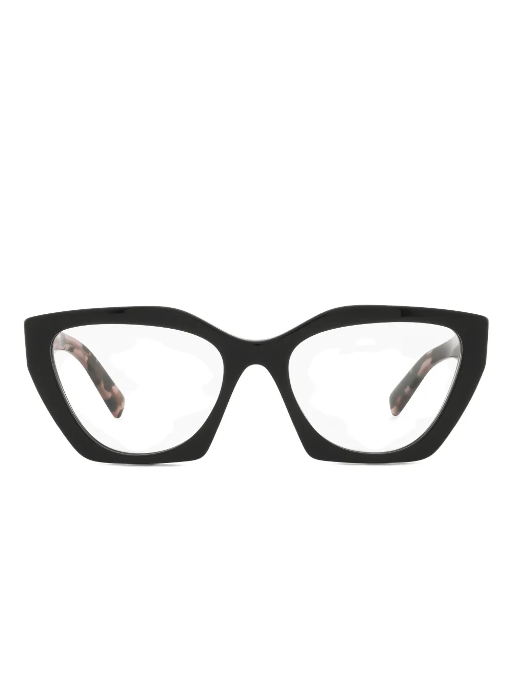Prada cat-eye frame glasses | Black | Image 1