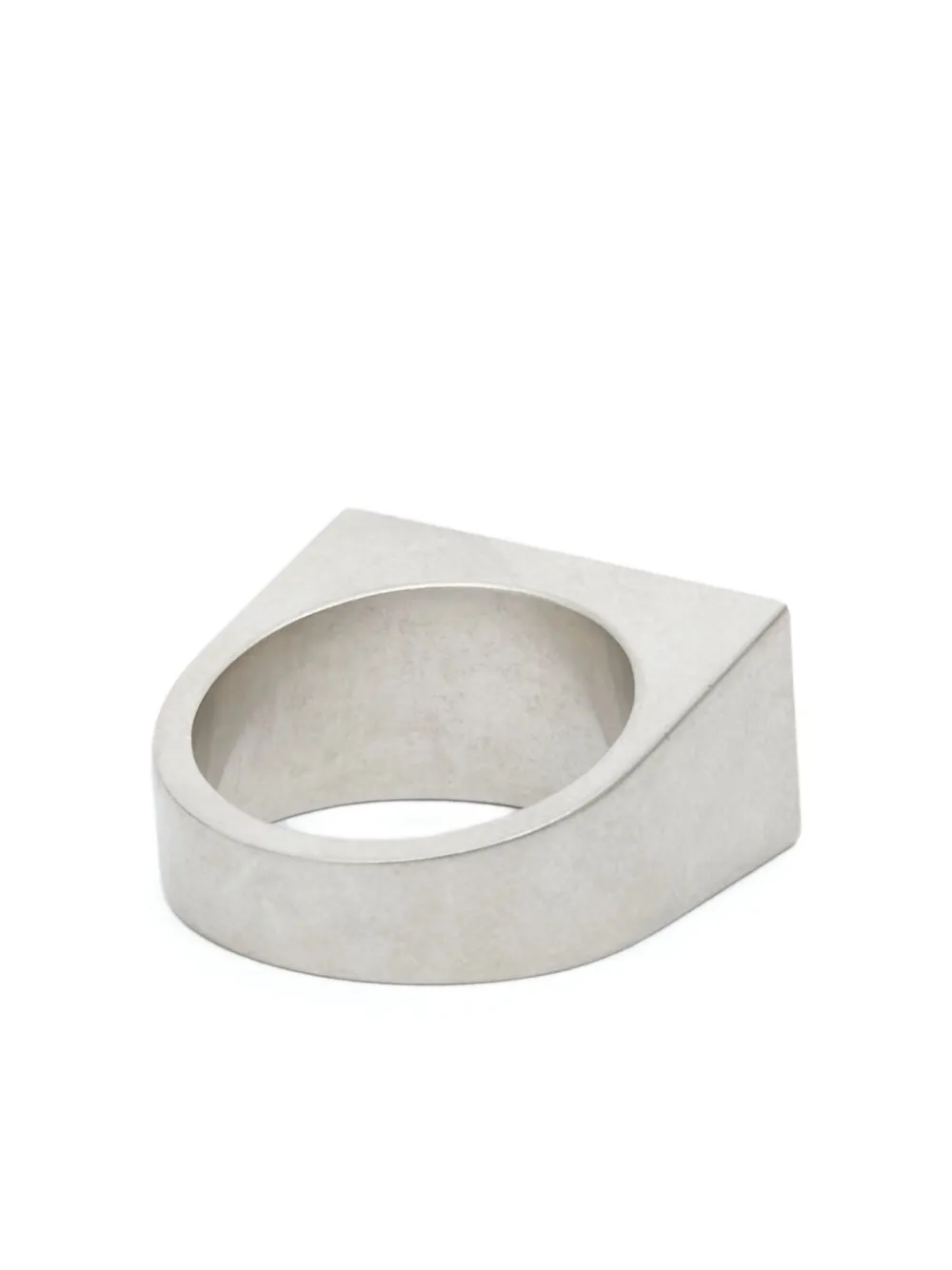 Mm6 Maison Margiela Numbers-motif Ring In Silver