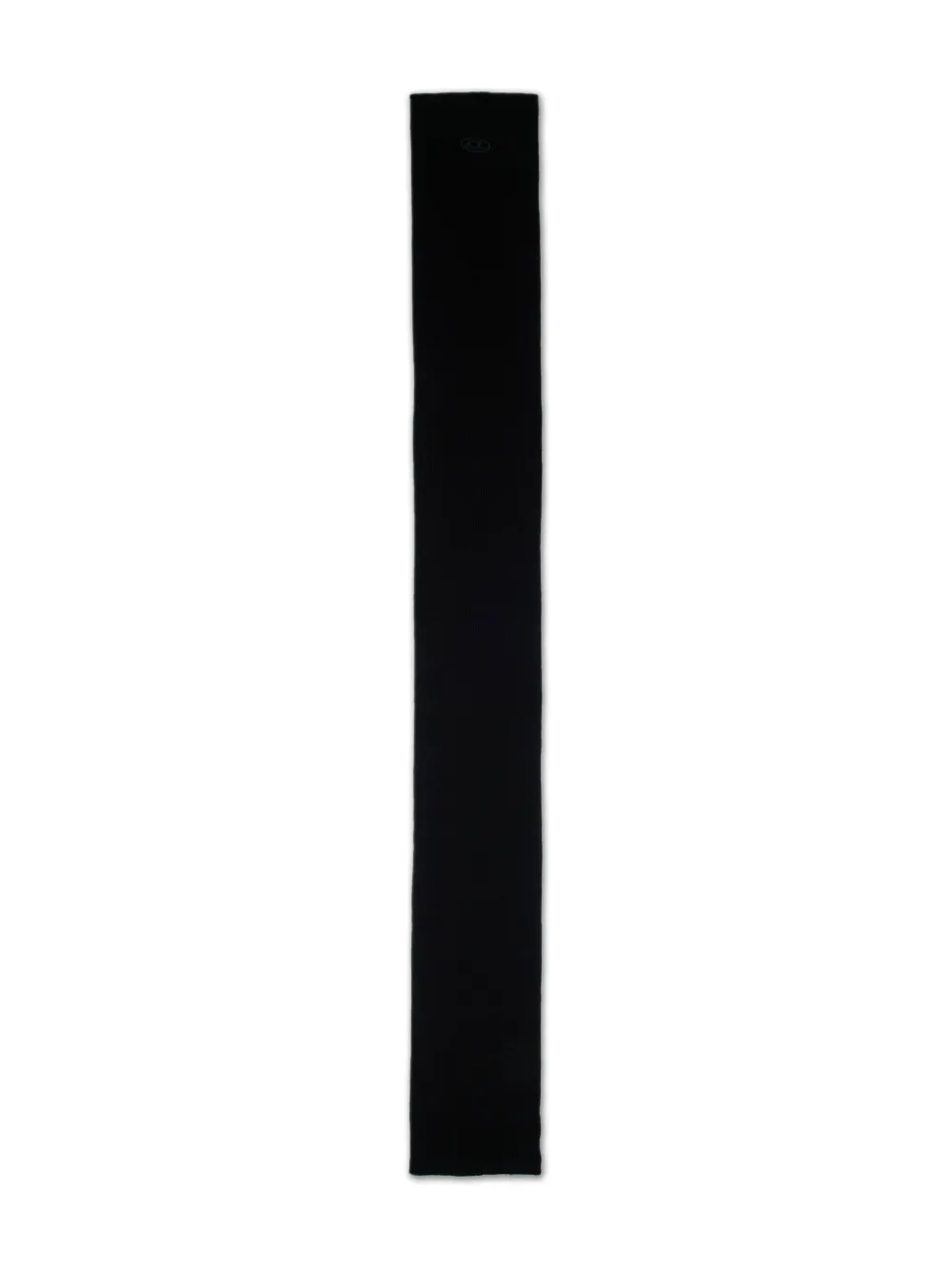 Diesel Kids logo-embroidered wool scarf | Black | Image 1