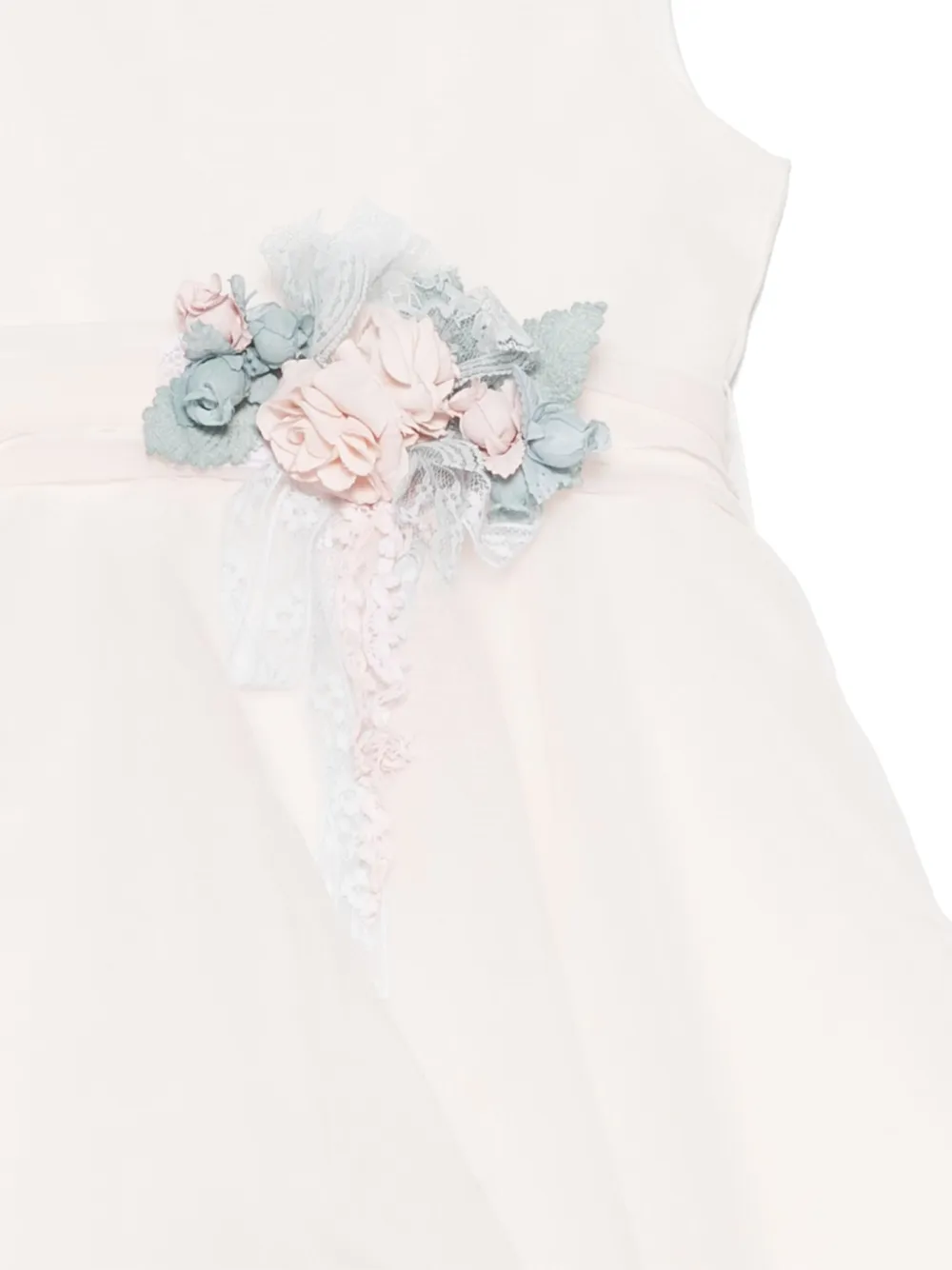 Mimilù Jurk met bloemenpatch Roze