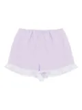 Sleeper ruffled-hem shorts - Pink
