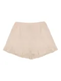 Sleeper Cha-Cha ruffled shorts - Neutrals