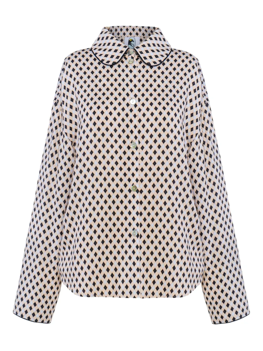 Sleeper Pastelle button-up shirt and shorts | White | Image 1
